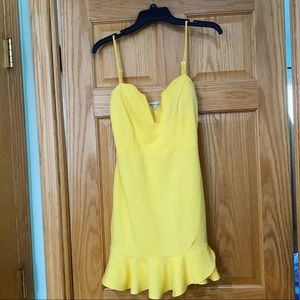 Yellow summer dress from Charlotte Russe!